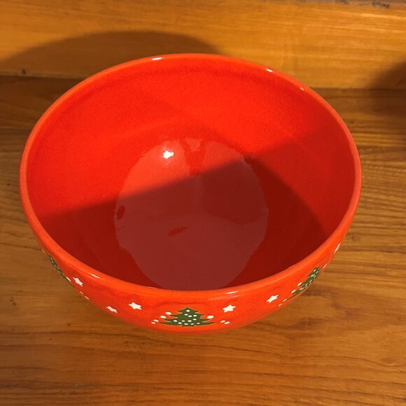 Waechtersbach Germany Christmas Tree Serving Bowl 9" - Picture 3 of 12